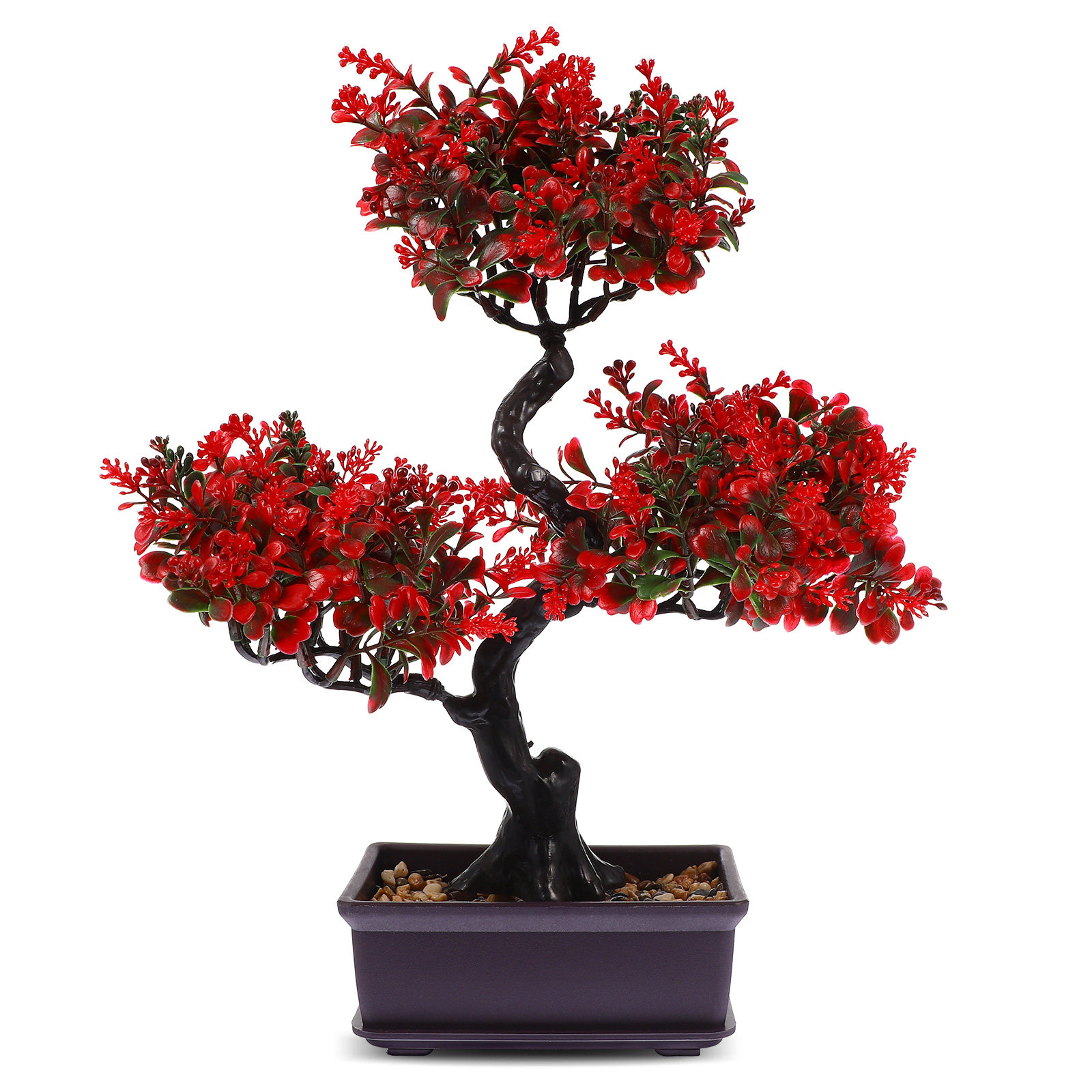 Bonsai Garden For Desk - Fake Bonsai Tree Premium Plastic Simulation