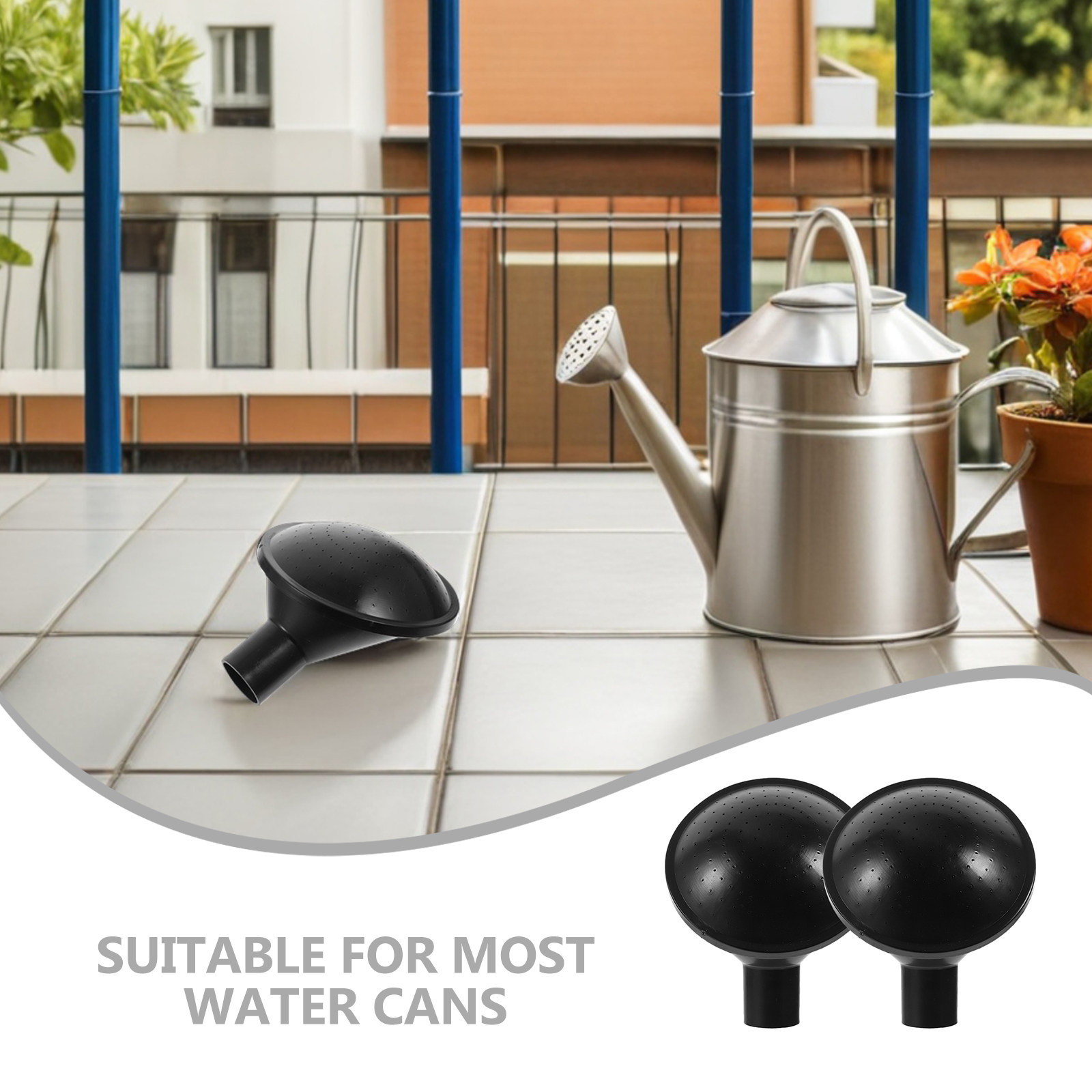 2Pcs Water Can Sprinkler Spout - Bonsai Garden Plants ulasan dan harga