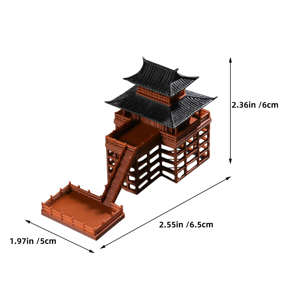 2Pcs Stilt Miniature Japanese  - Bonsai Garden For Desk ulasan dan harga