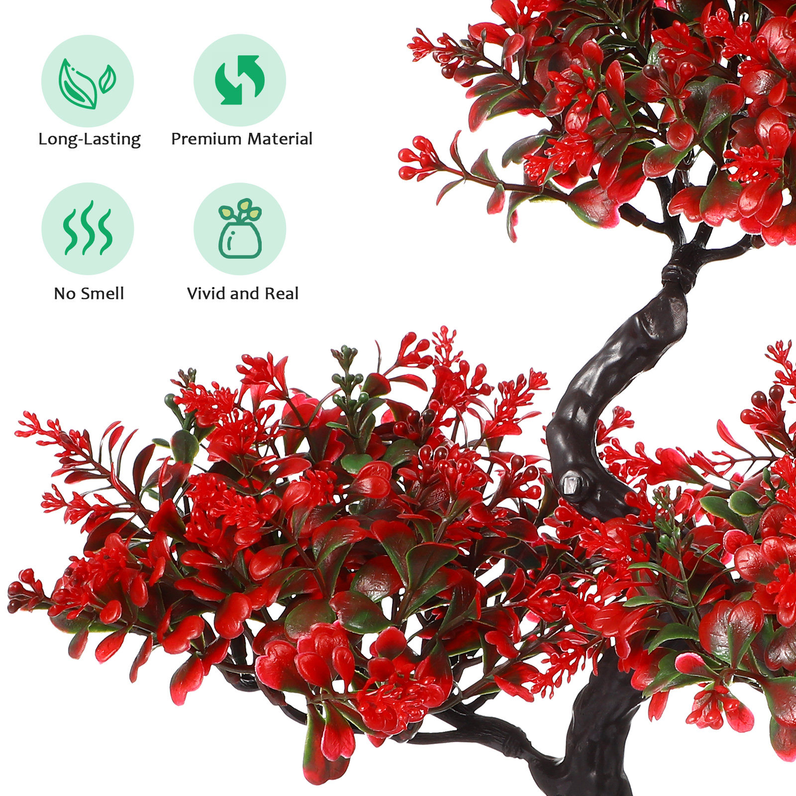 Fake Bonsai Tree Premium Plast - Bonsai Garden For Desk ulasan dan harga