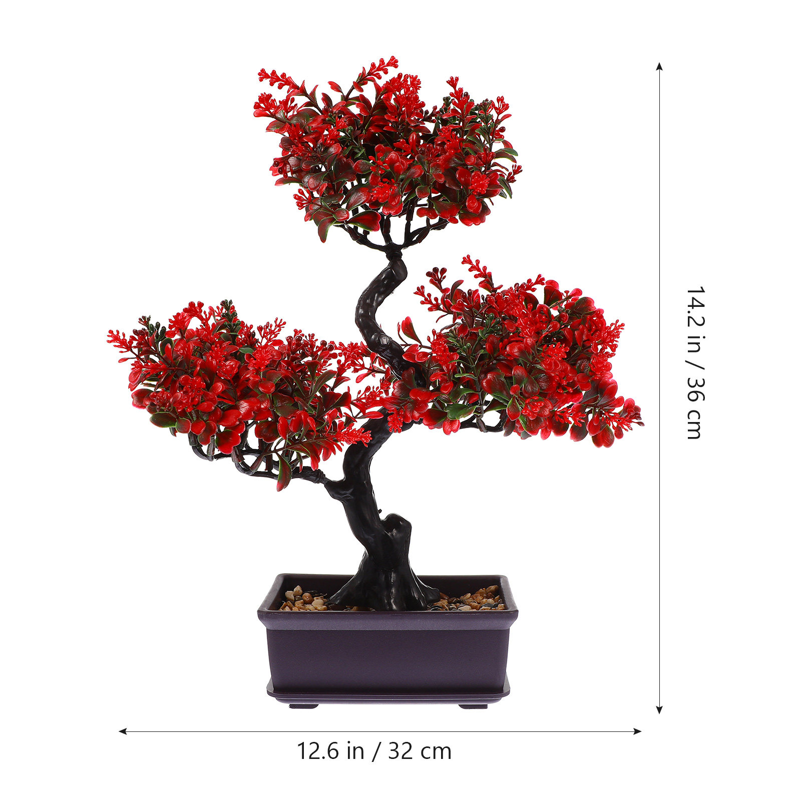 Fake Bonsai Tree Premium Plast - Bonsai Garden For Desk ulasan dan harga