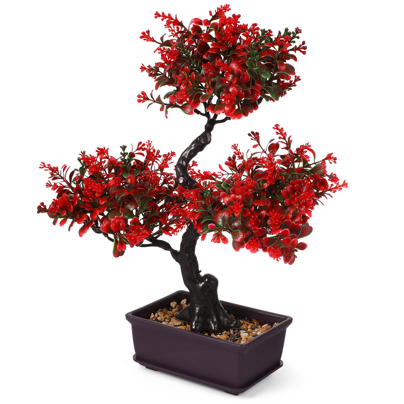 Fake Bonsai Tree Premium Plast - Bonsai Garden For Desk ulasan dan harga