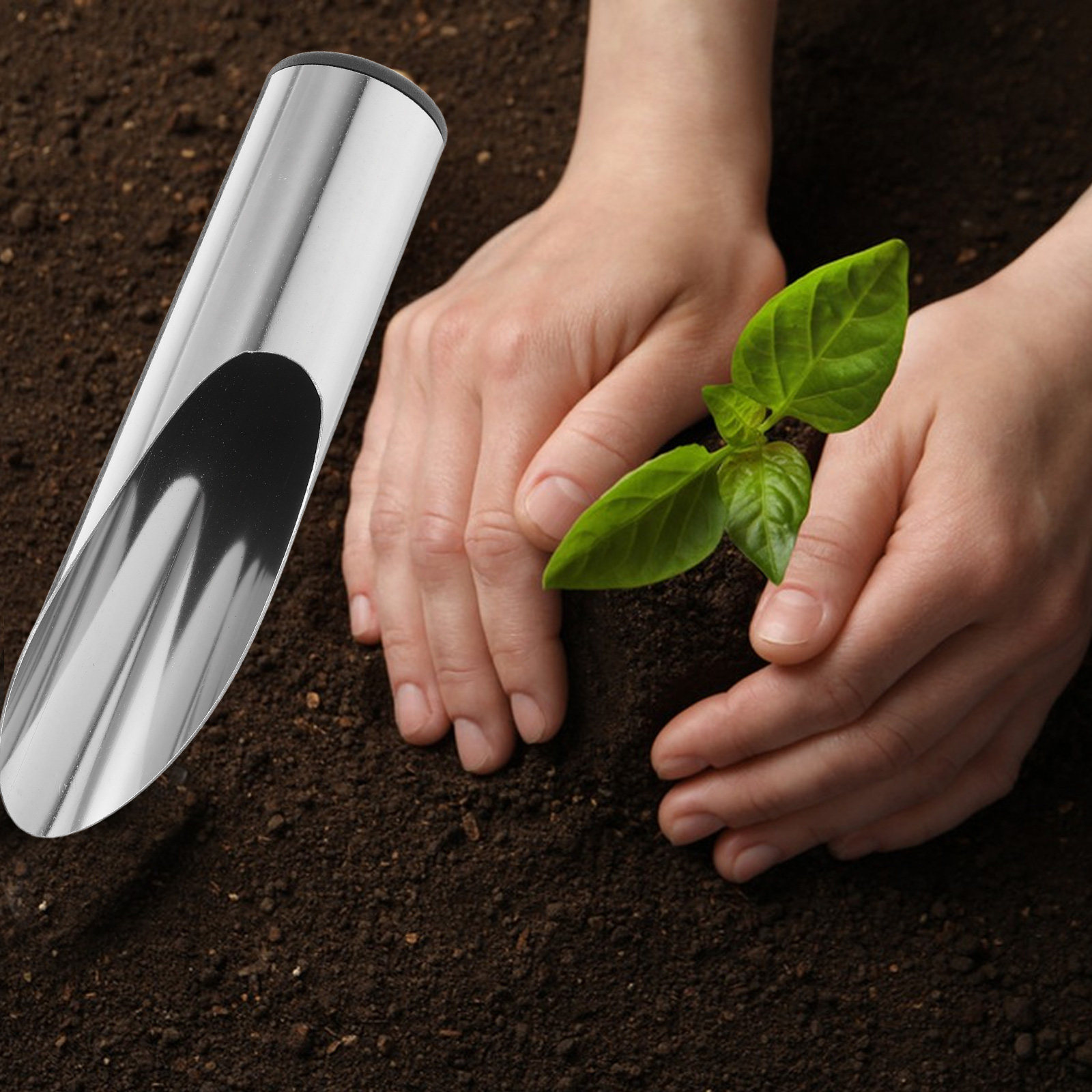 Stainless Steel Garden Shovel  - Soil Scoop Tool ulasan dan harga