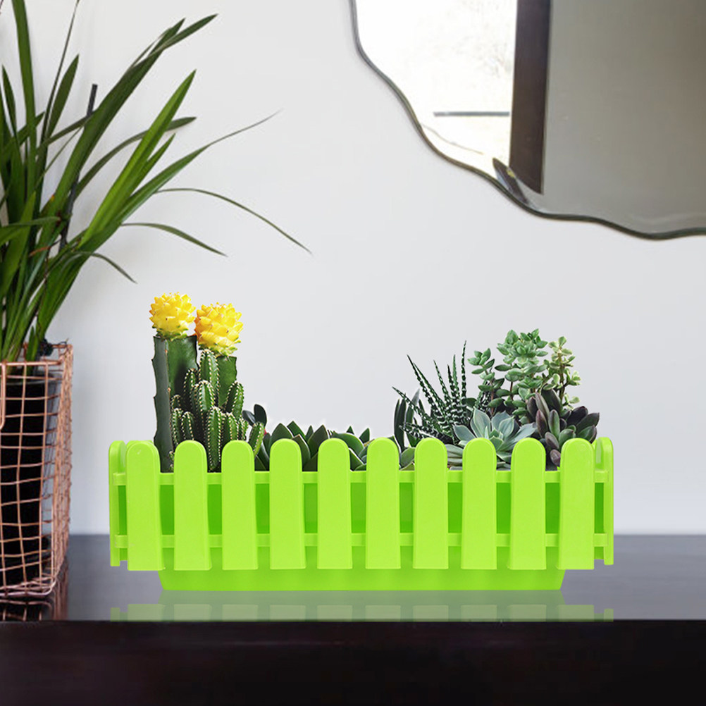 2Pcs Flowerpot Fence Window Bo - Bonsai Garden Plants ulasan dan harga