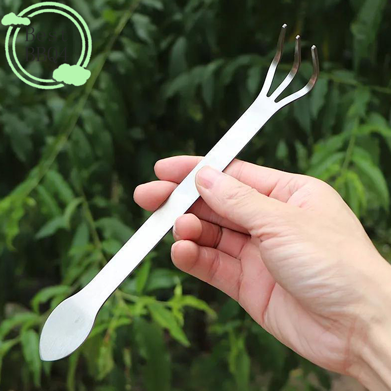 (BBQ4) 1Pc Stainless Steel Roo - Bonsai Garden Plants ulasan dan harga