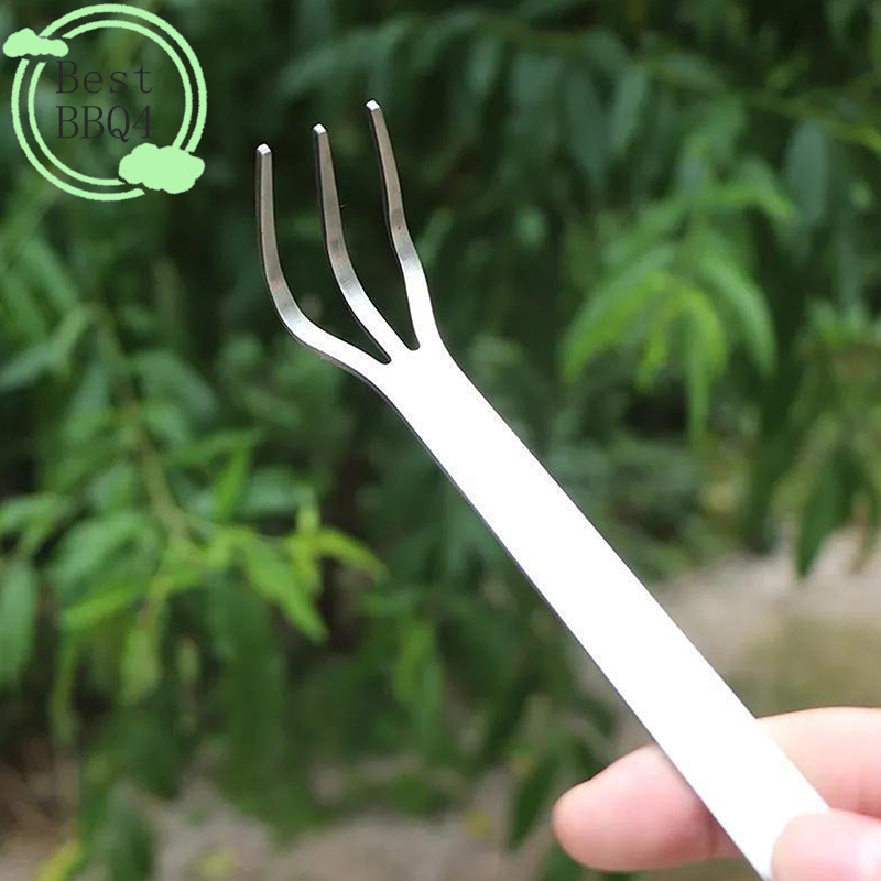 (BBQ4) 1Pc Stainless Steel Roo - Bonsai Garden Plants ulasan dan harga