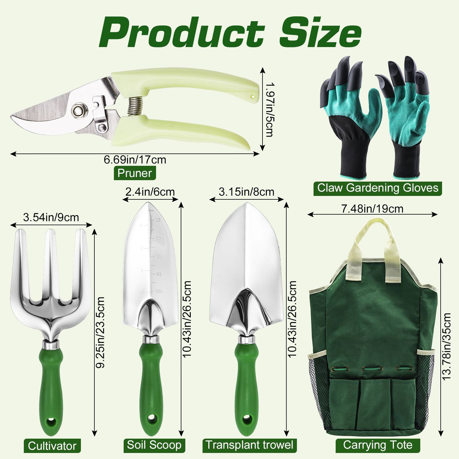 Goture Gardening Tools Set Inc - Soil Scoop Tool ulasan dan harga