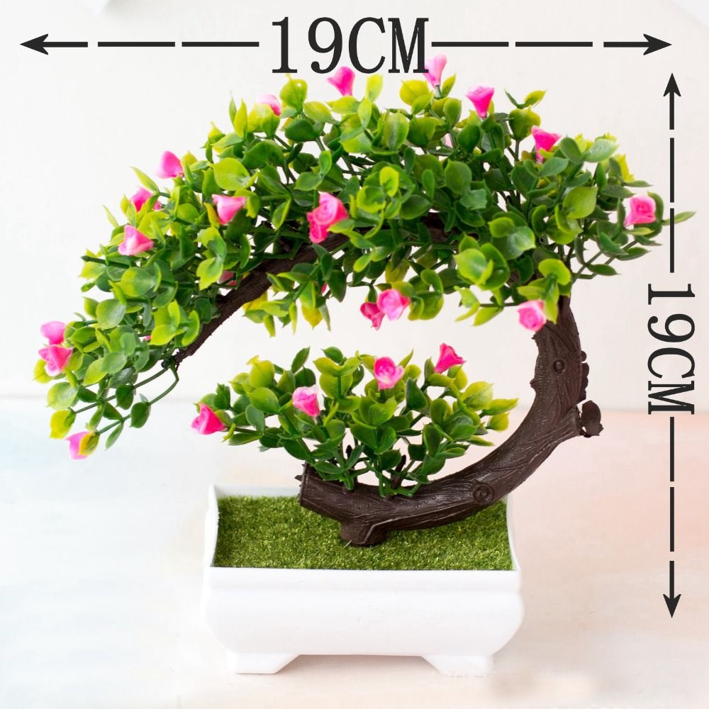 Pot New Artificial Plants Bons - Bonsai Garden For Desk ulasan dan harga