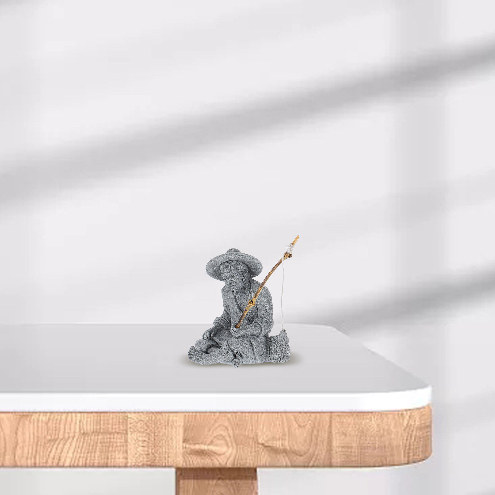 Lifelike Mini Fisherman Garden - Elemental Bonsai Garden ulasan dan harga