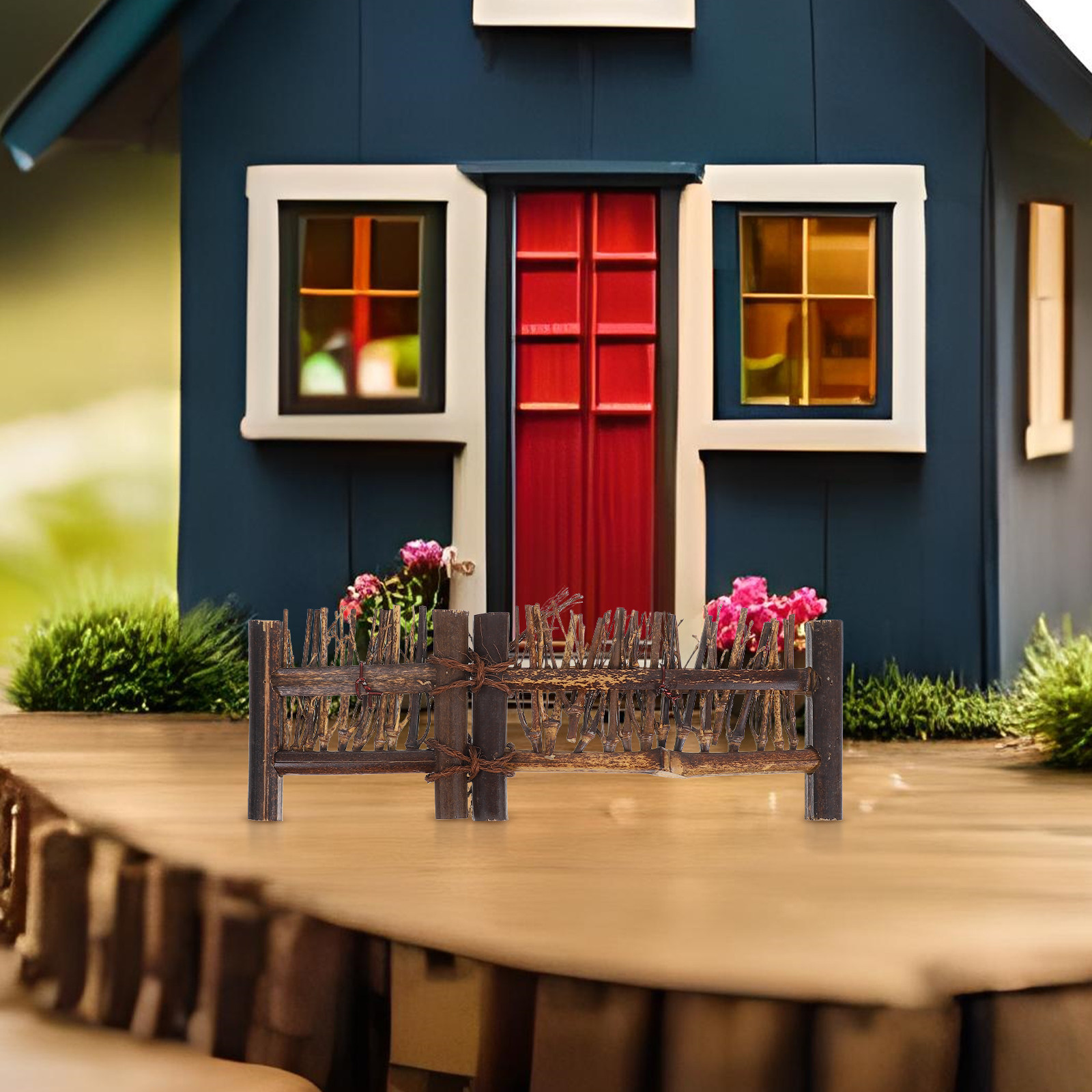 Miniature Wooden Picket Fence  - Bonsai Garden Sushi ulasan dan harga